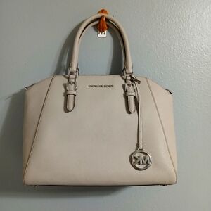 Michael Kors Beige Satchel Bag
